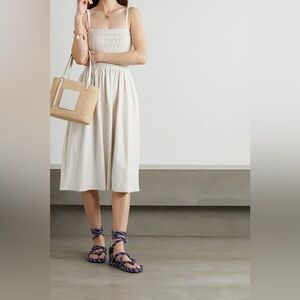 Faithfull the Brand Camden Cotton Terry Midi Dress
